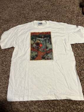 Vintage 80s Mary Engelbreit Don't Look Back Stafford Blaine T-Shirt XL